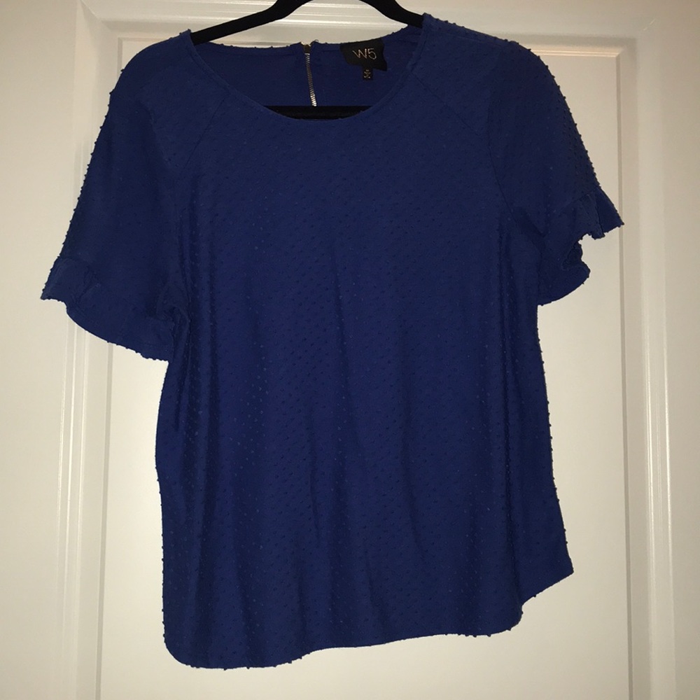 Royal blue top